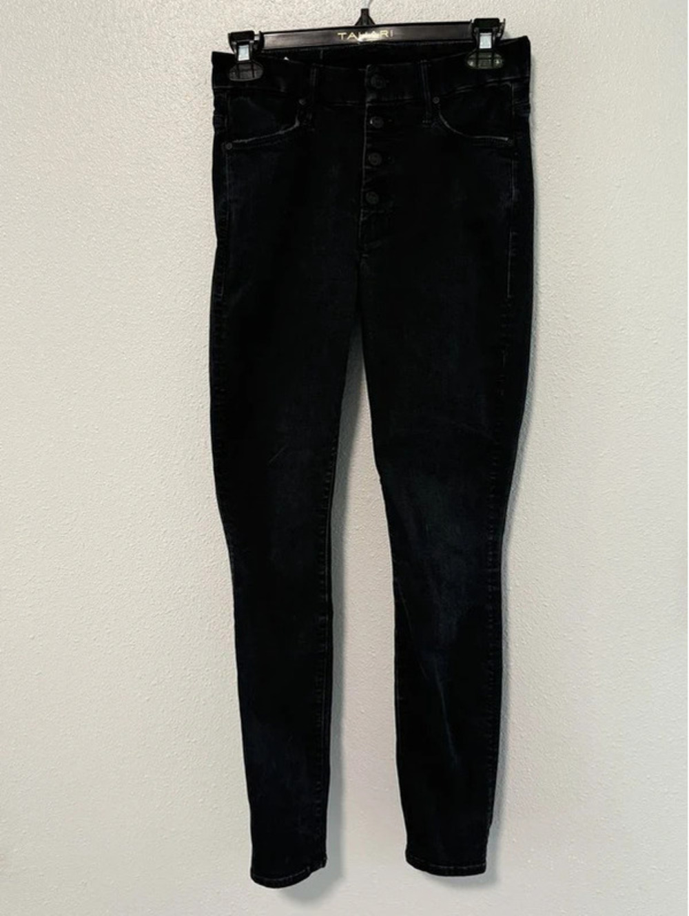 #6032  Mother Black Skinny Jeans Size 26